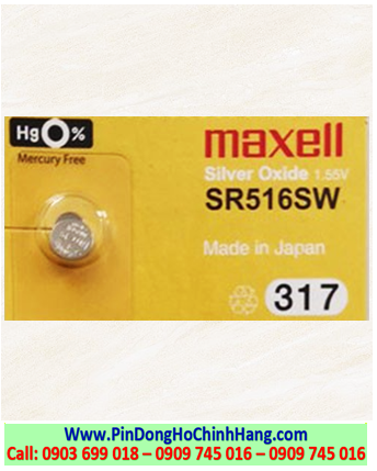 Pin Maxell SR516SW-317